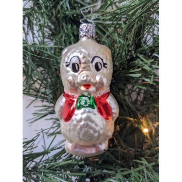 Porky Pig Retired Old World Christmas Inge Glas Ornament - Picture 1 of 2